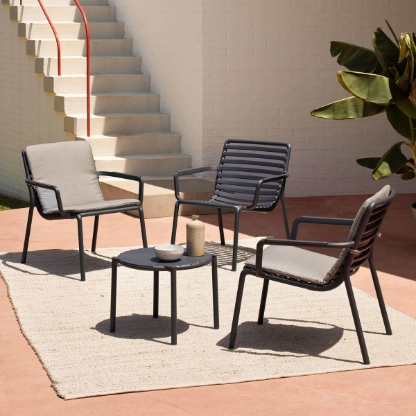 Fauteuil de jardin bas relax design italien - Doga - 4