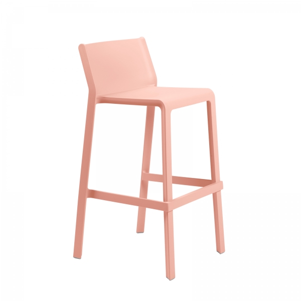 Tabouret de bar de jardin empilable en polypropylène - Trill  - 7