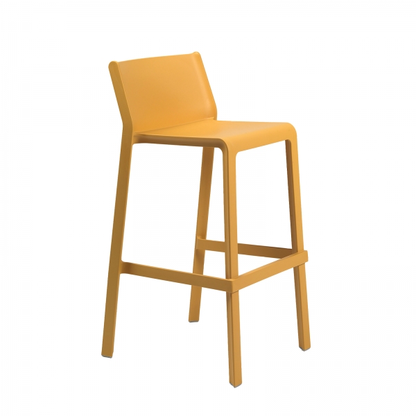 Tabouret de bar de jardin empilable en polypropylène - Trill  - 8