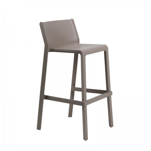 Tabouret de bar de jardin empilable en polypropylène - Trill  - 10