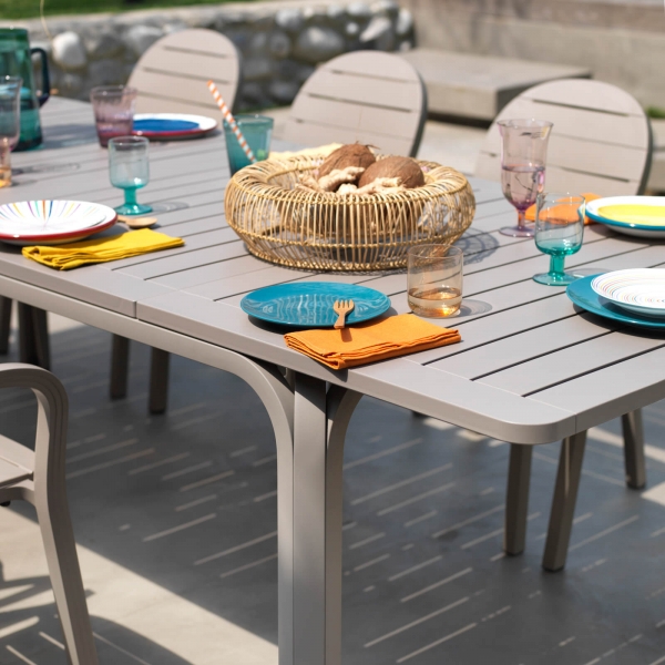 Table de jardin extensible en polypropylène - Alloro 140 - 6