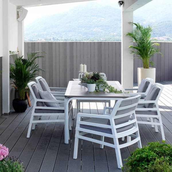 Table de jardin extensible en polypropylène - Alloro 140 - 4