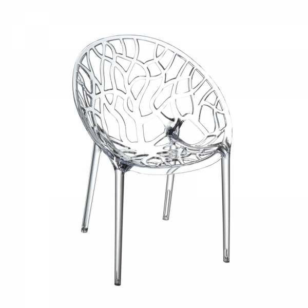 Chaise design en polycarbonate - Crystal - 8