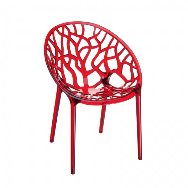 Chaise design en polycarbonate - Crystal - 12