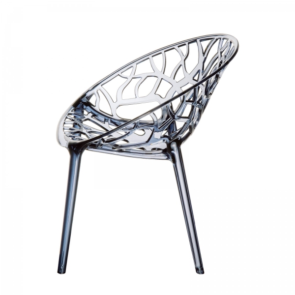 Chaise design en polycarbonate - Crystal - 3
