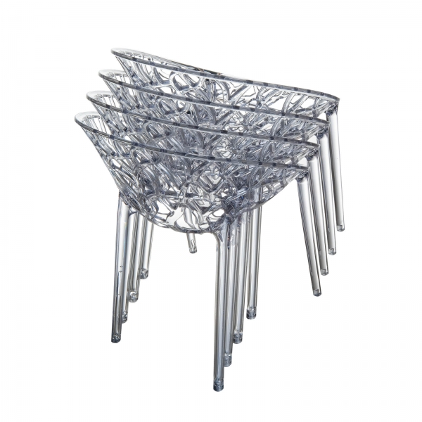 Chaise design en polycarbonate - Crystal - 14