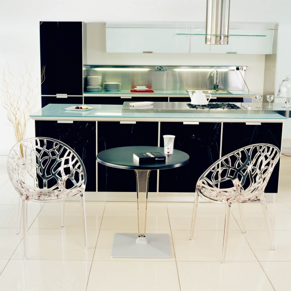 Chaise design en polycarbonate - Crystal - 5