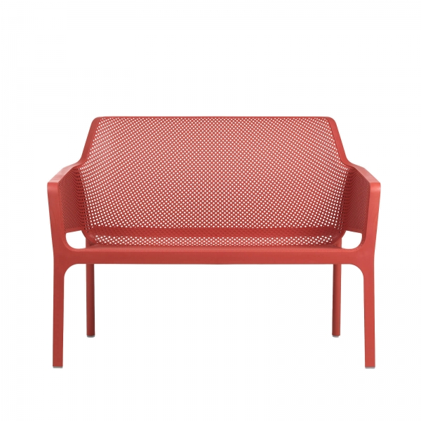 Banquette d'extérieur 2 places en plastique - 10