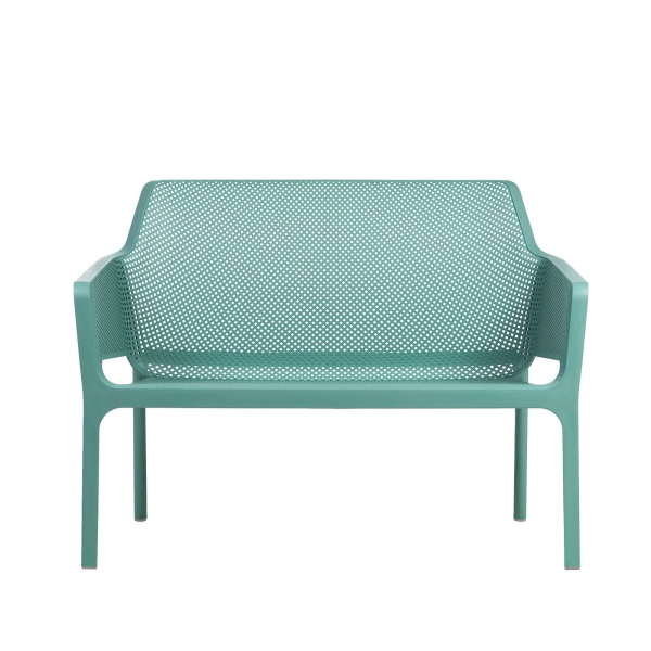 Banc 2 places en plastique pour jardin - 12