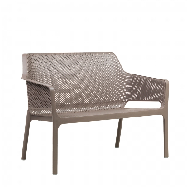 Banquette de jardin empilable 2 personnes - 2
