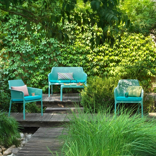 Banquette de jardin moderne en polypropylène - 3