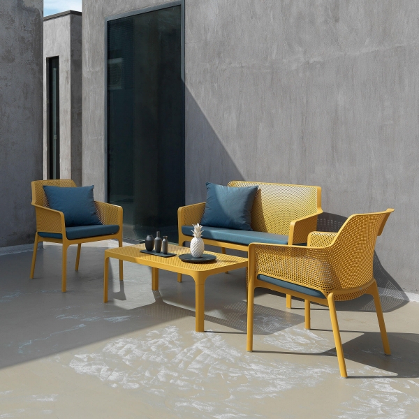 Banquette de jardin moderne en polypropylène - 5
