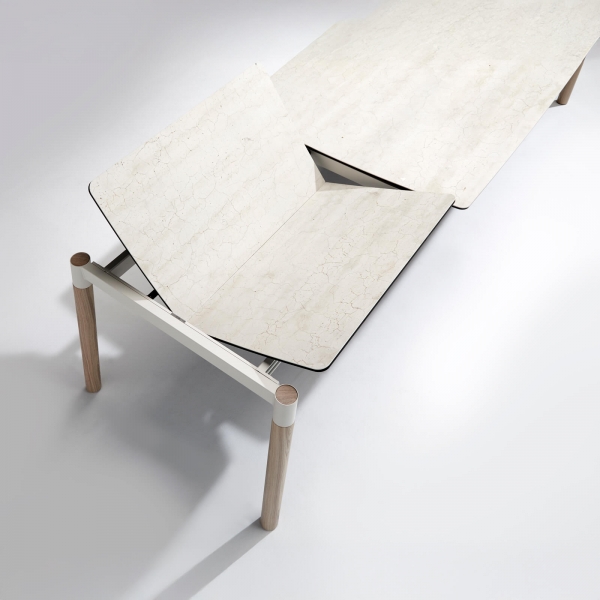 Table en céramique et bois - Köln marque Mobliberica - 2