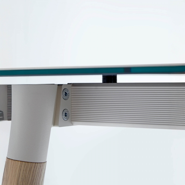 Table Mobliberica extensible en céramique et bois - Köln - 14