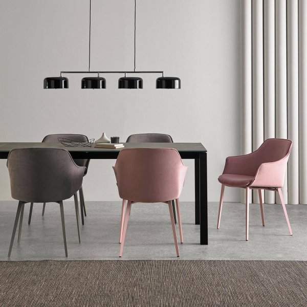 Table mobliberica en céramique pour salle à manger en céramique - Julia - 3