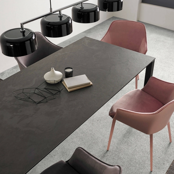 Table mobliberica en céramique pour salle à manger en céramique - Julia - 4