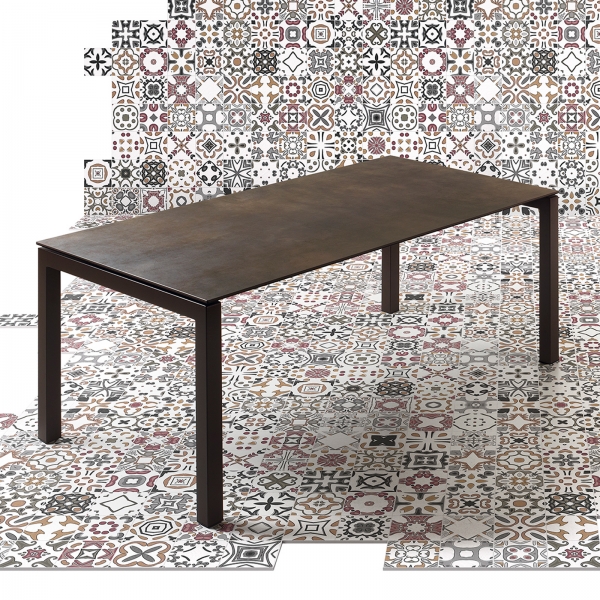 Table mobliberica en céramique pour salle à manger en céramique - Julia - 7