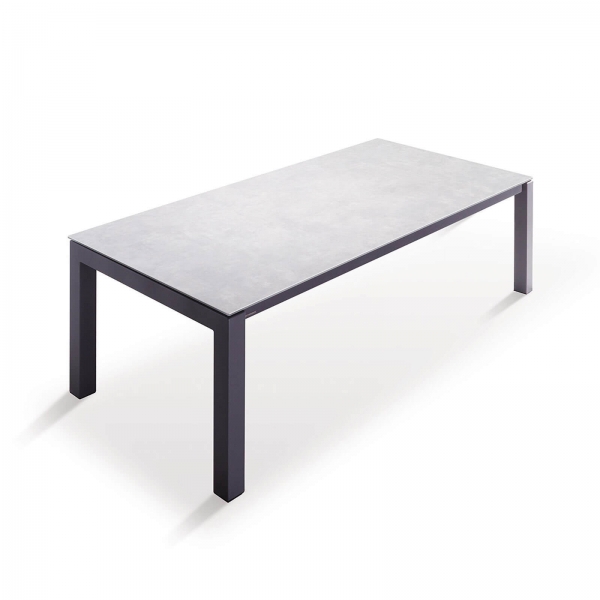 Table mobliberica® en céramique grise pour salle à manger avec allonge - Enix - 2