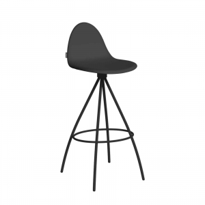 Tabouret haut design en tissu - Petris