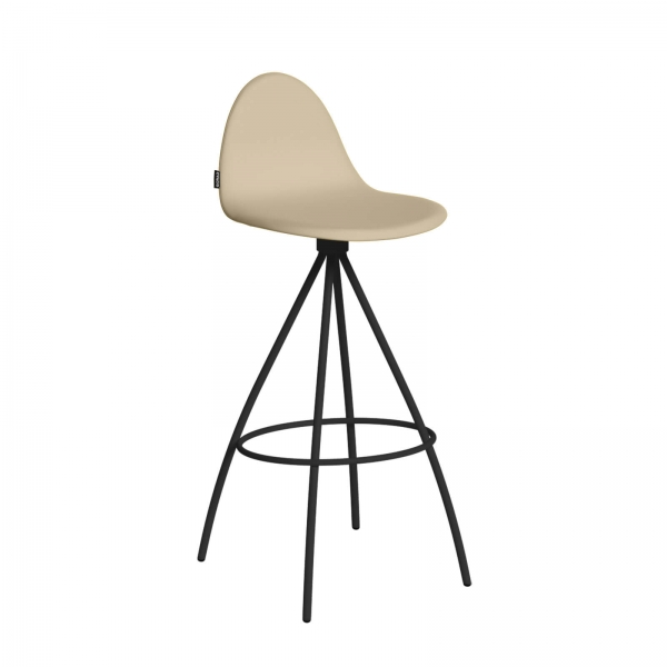 Tabouret haut design en tissu - Petris - 5