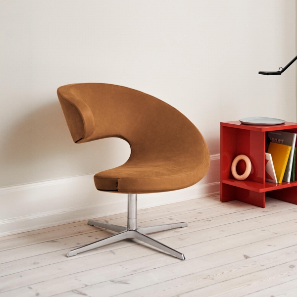 Fauteuil de relaxation design et inclinable en tissu – Peel Club Varier® - 3