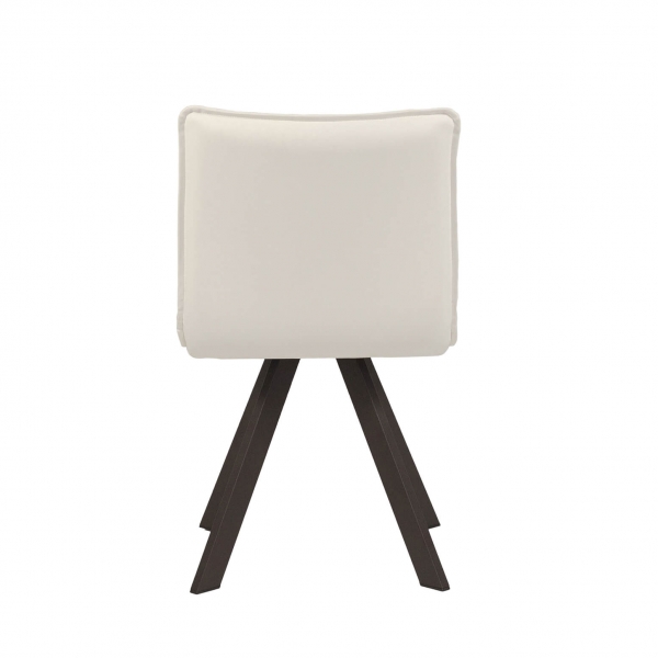 Chaise moderne en tissu et métal - Denia - 5