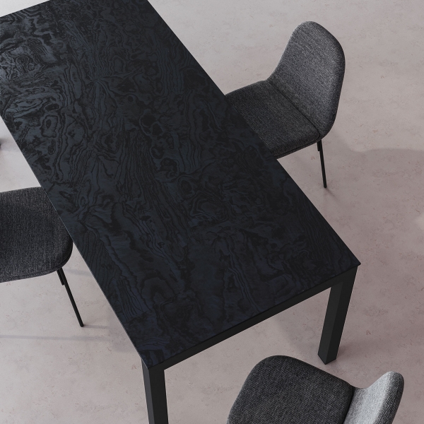 Chaise tendance coque bicolore avec pieds en métal - Galet Mobliberica - 5