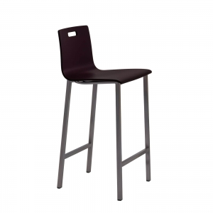 Tabouret moderne en bois et métal
