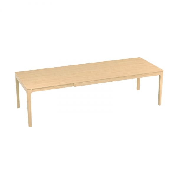 Table à manger rectangulaire en bois avec allonges - Fiera - 6