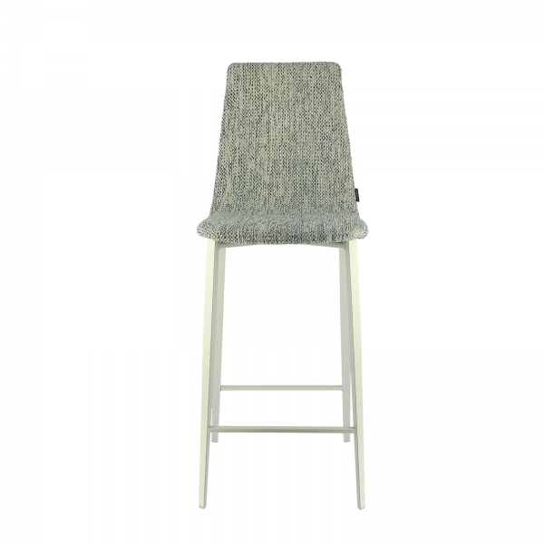 Tabouret snack coque en tissu et pieds en métal - Salt Mobliberica - 3