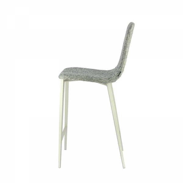 Tabouret snack coque en tissu et pieds en métal - Salt Mobliberica - 8