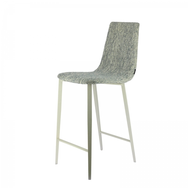 Tabouret snack coque en tissu et pieds en métal - Salt Mobliberica - 9