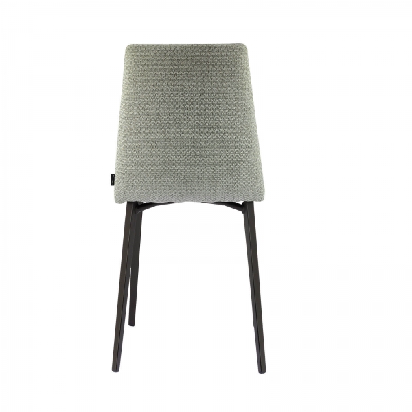 Chaise moderne avec coque tapissée en tissu - Salt - 8