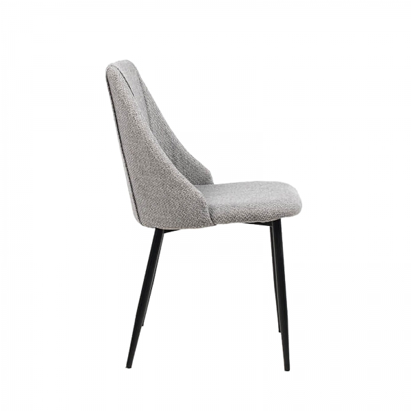 Chaise scandinave confortable en tissu - Salt - 4