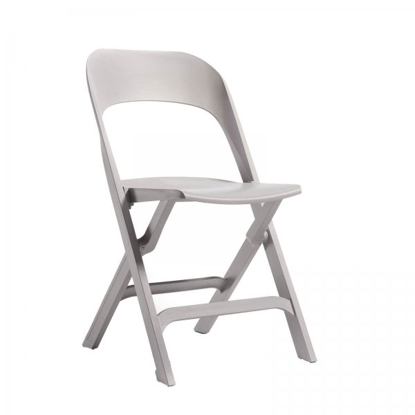 Chaise pliante en polypropylène sable - Flap - 8