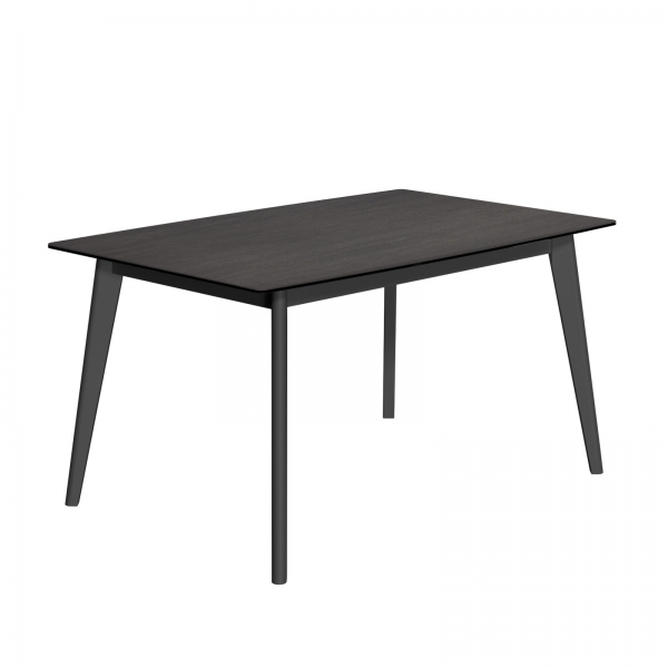 Table scandinave en céramique et bois fabriquée en Espagne - Atlas - 2