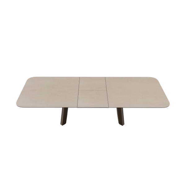 Table moderne extensible en céramique avec pieds métal - TUL Mobliberica® - 2