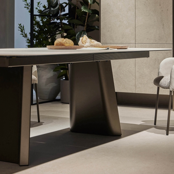 Table design extensible en céramique avec pieds métal - TUL Mobliberica® - 5