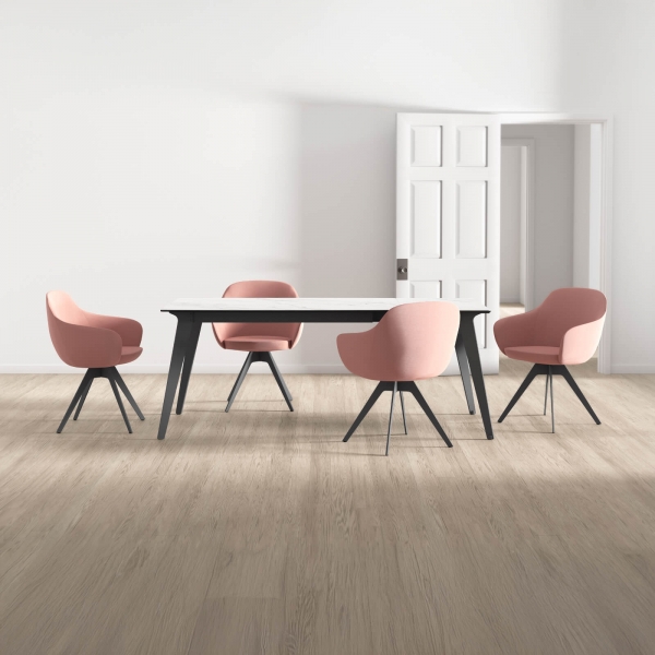 table de salle à manger en céramique et métal Infiné - 3