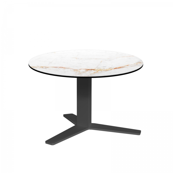 table basse moderne en céramique et métal peliccan mini - 2