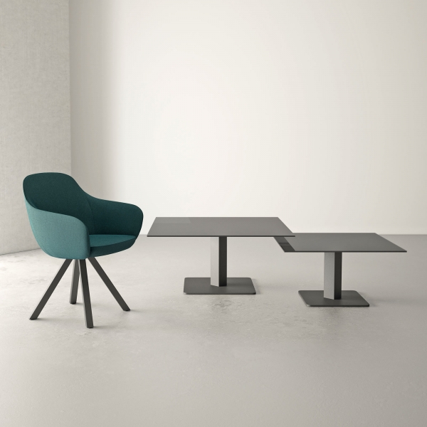 Table basse moderne en verre  - 3