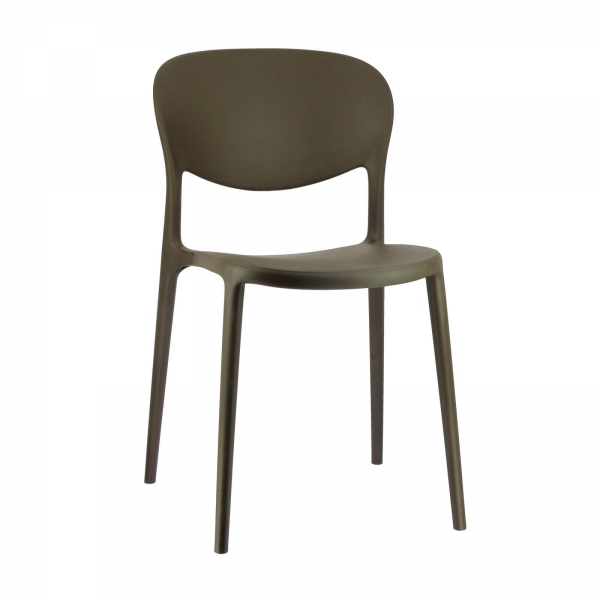 Chaise italienne en polypropylène recyclé - Abby Connubia® - 7