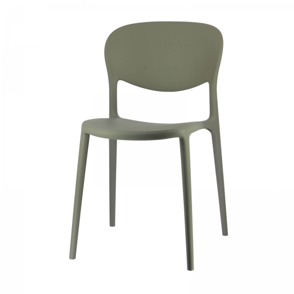 Chaise italienne en polypropylène recyclé - Abby Connubia® - 15