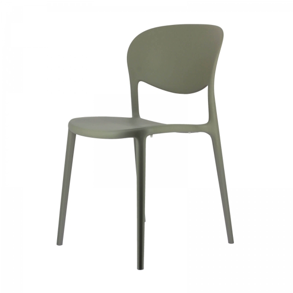 Chaise italienne en polypropylène recyclé - Abby Connubia® - 12