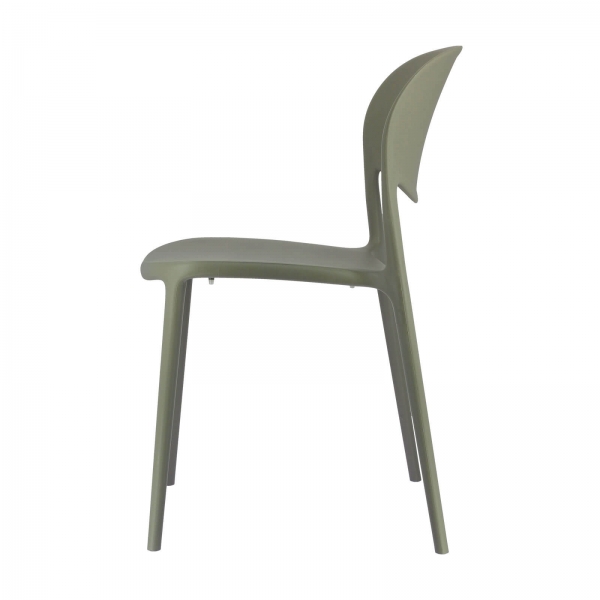 Chaise italienne en polypropylène recyclé - Abby Connubia® - 14