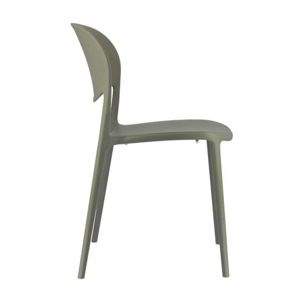 Chaise italienne en polypropylène recyclé - Abby Connubia® - 16