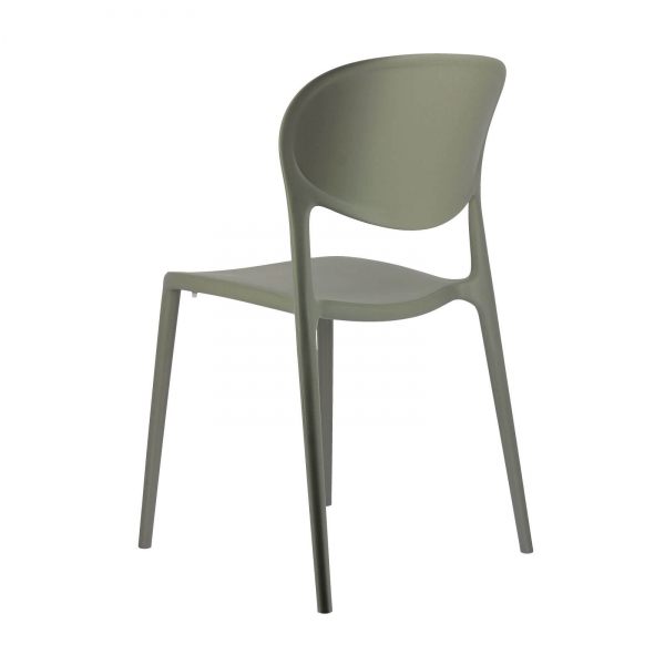 Chaise italienne en polypropylène recyclé - Abby Connubia® - 18