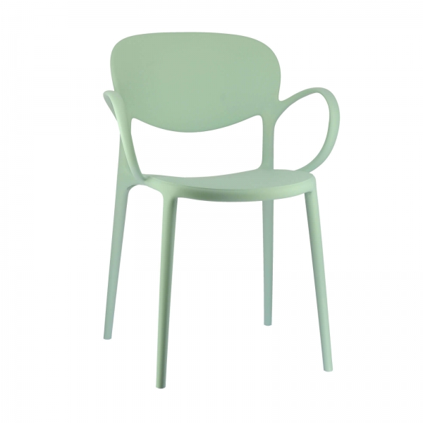 Fauteuil italien empilable en polypropylène recyclé - Abby Connubia® - 6