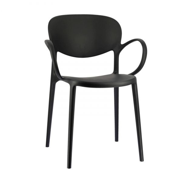 Fauteuil italien empilable en polypropylène recyclé - Abby Connubia® - 7