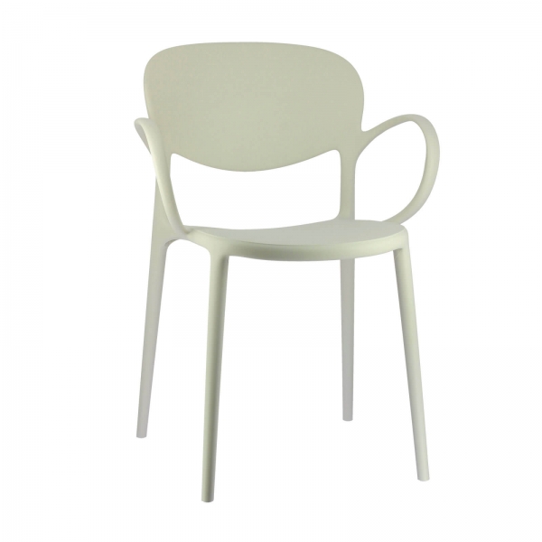 Fauteuil italien empilable en polypropylène recyclé - Abby Connubia® - 9